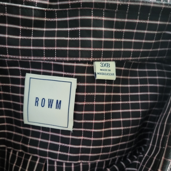 ROWM (Dillards) Mens Button Down Shirt - Picture 3 of 7